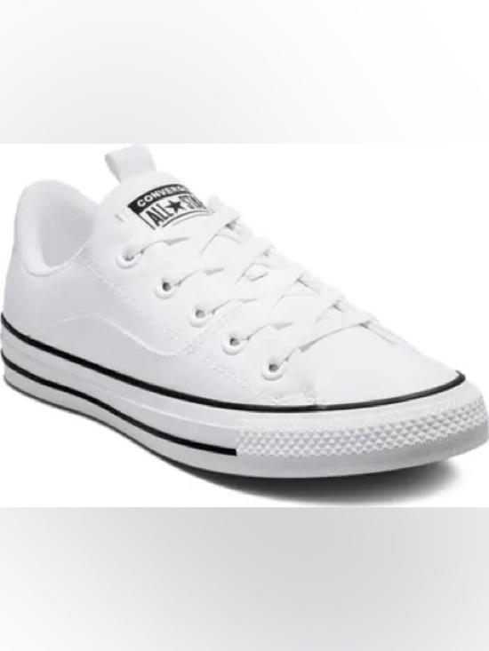 Converse Shoes - Converse Women’s White Rave Low-Top Sneaker with Black Stripe